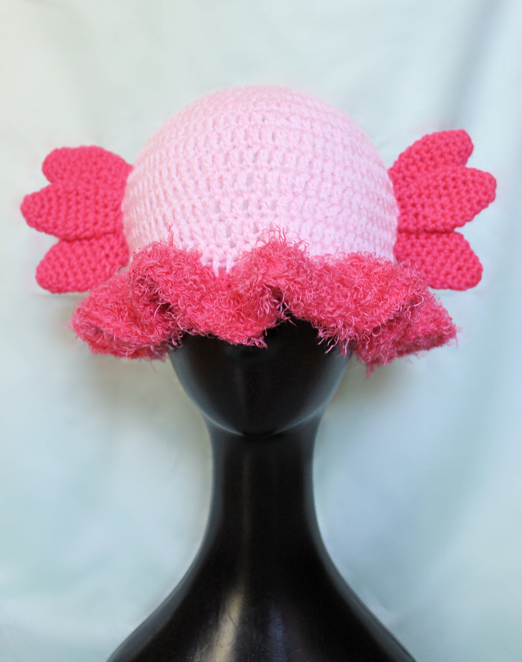 Crochet Axolotl Bucket Hat PDF Pattern