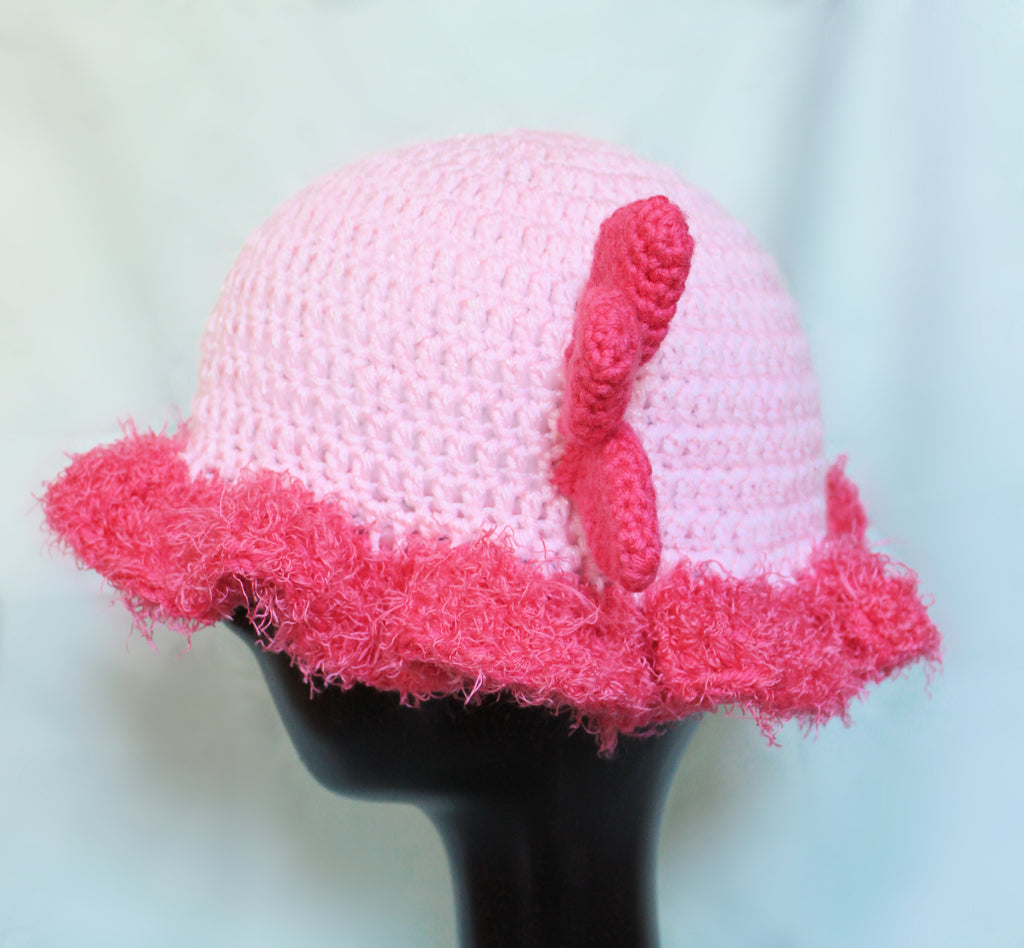 Crochet Axolotl Bucket Hat PDF Pattern
