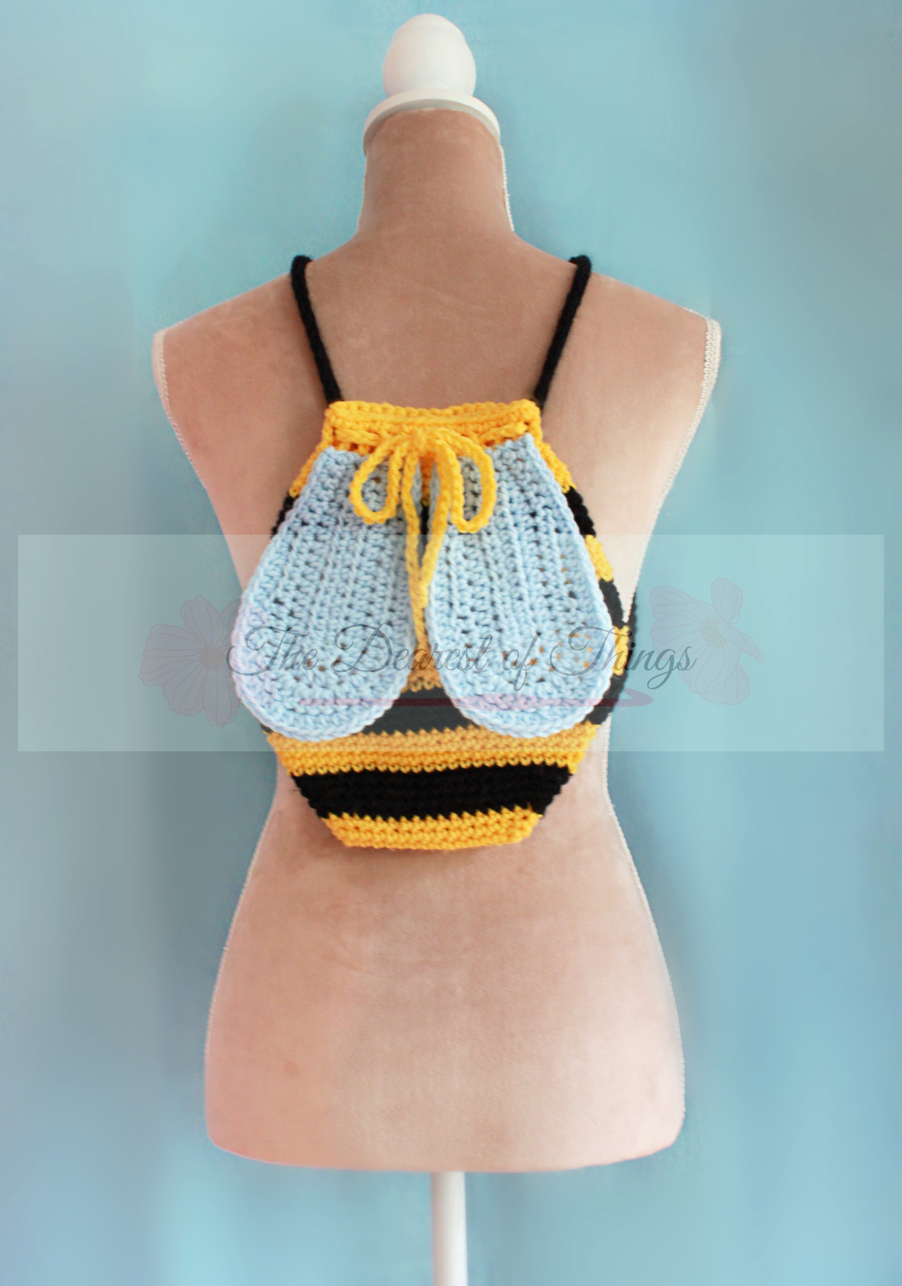 Bumble-Bee Crochet Bag PDF Pattern