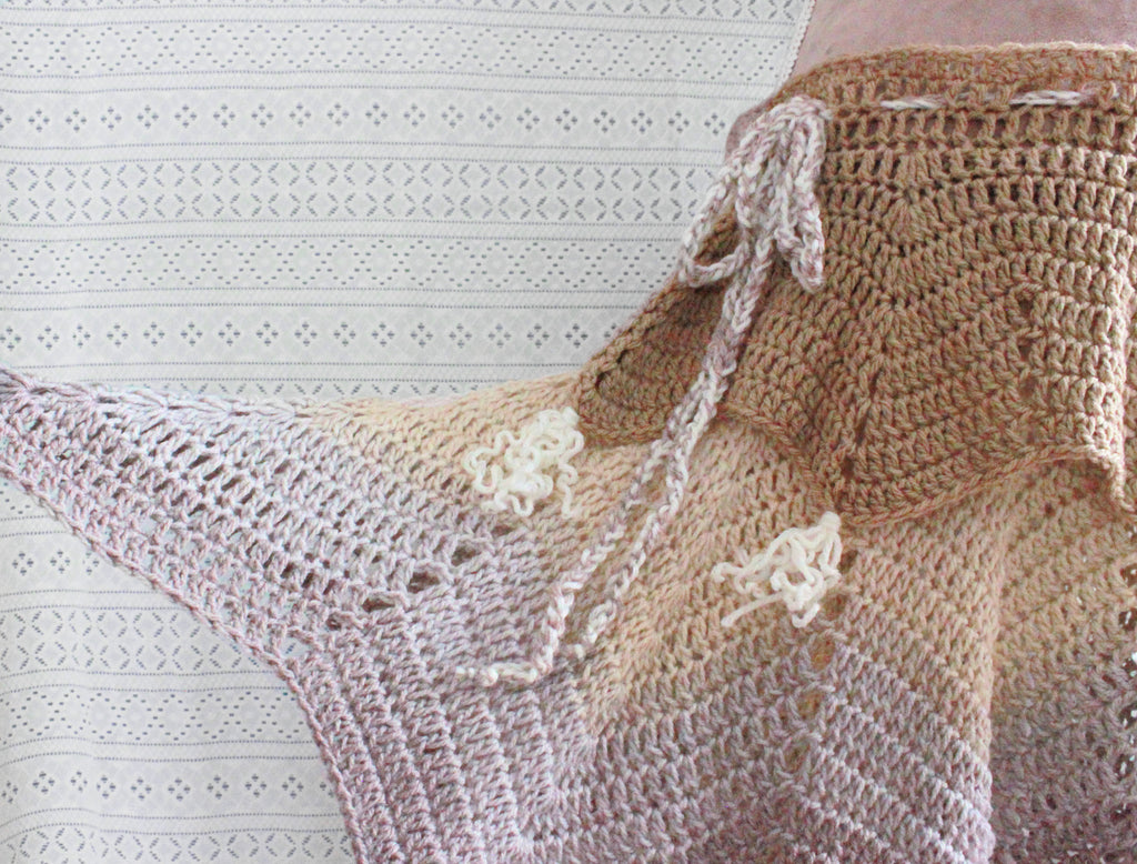 Brown Layered Skirt | Boho Festival Chevron | Mori Pixie Fashion