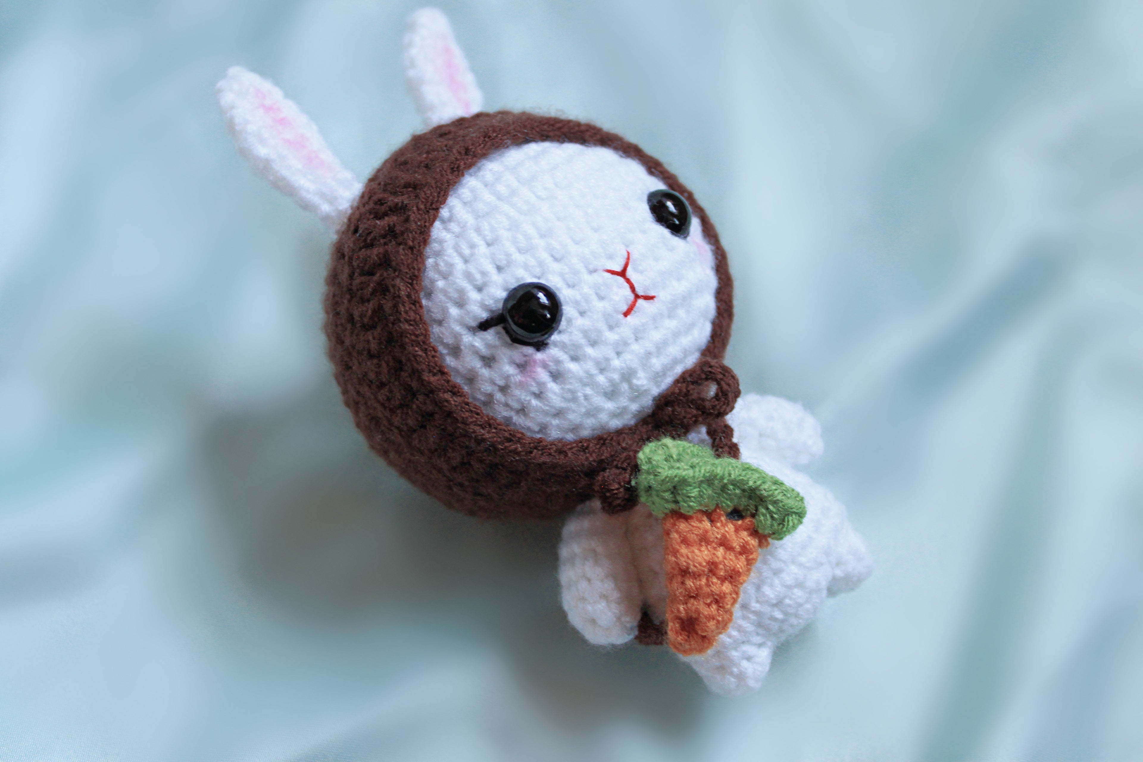 Amigurumi Bonnet Bunny PDF Crochet Pattern