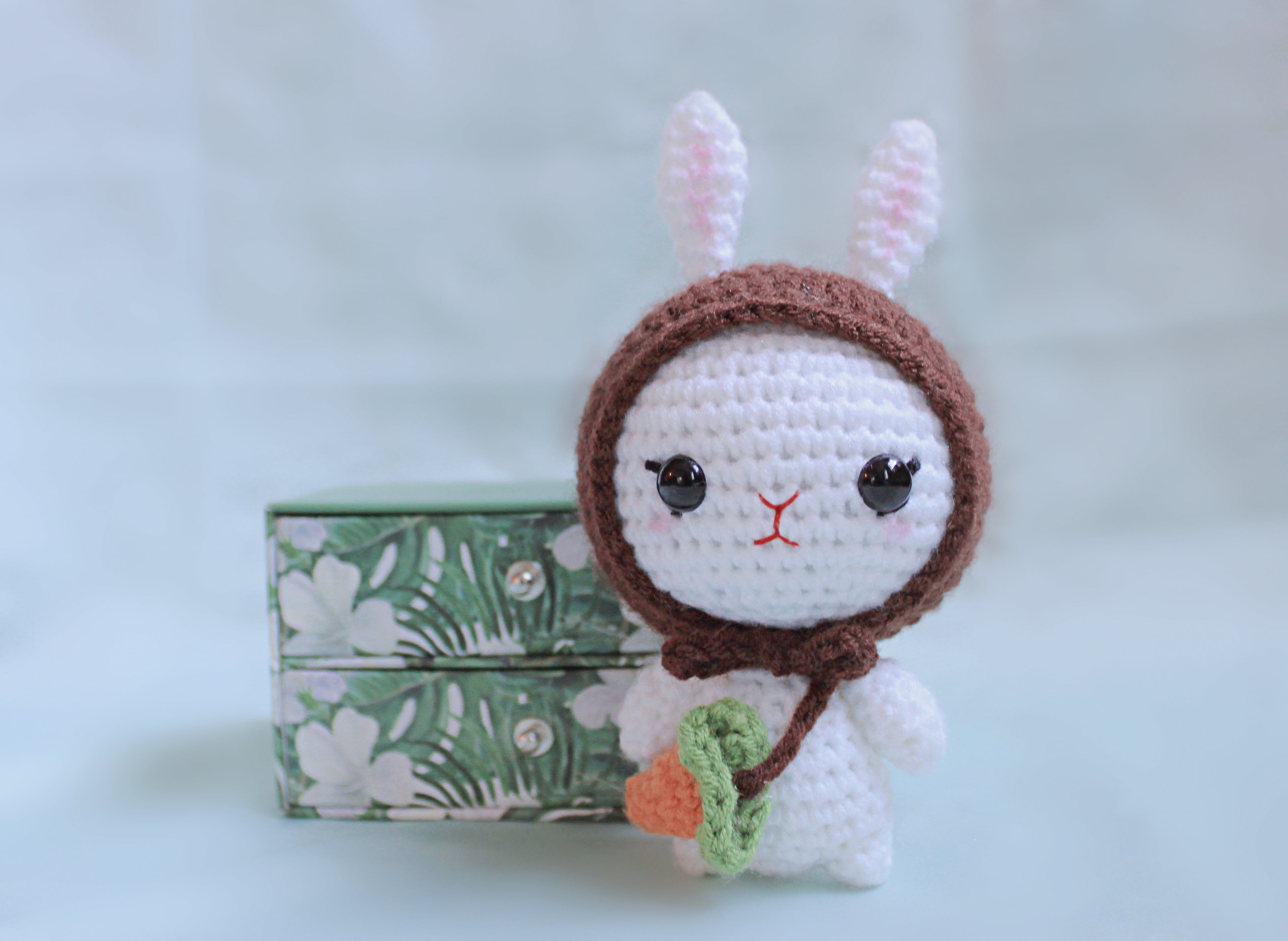 Amigurumi Bonnet Bunny PDF Crochet Pattern