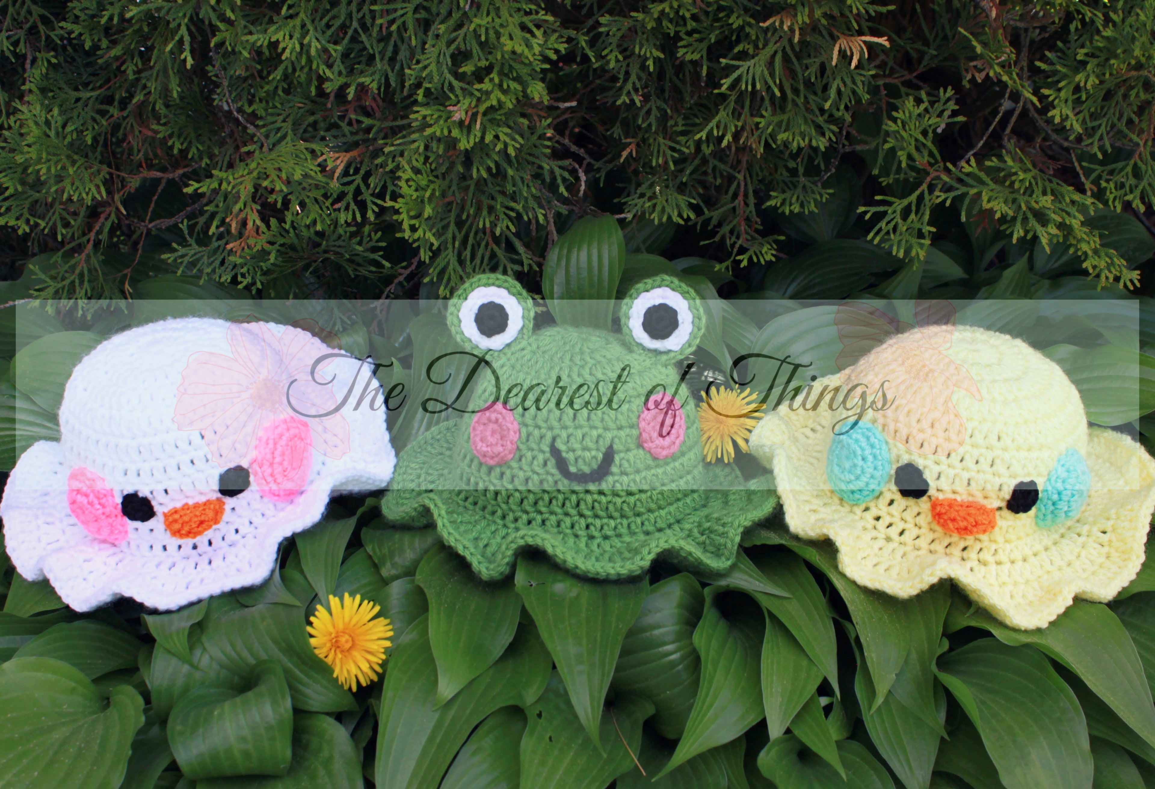 Bucket Hat Cuties PDF Crochet Pattern