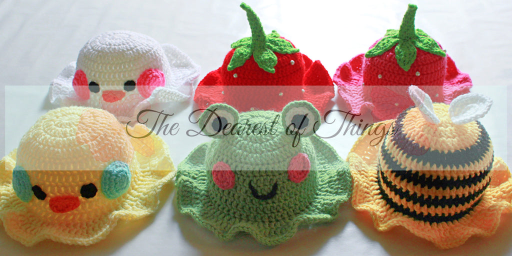 Bucket Hat Cuties PDF Crochet Pattern