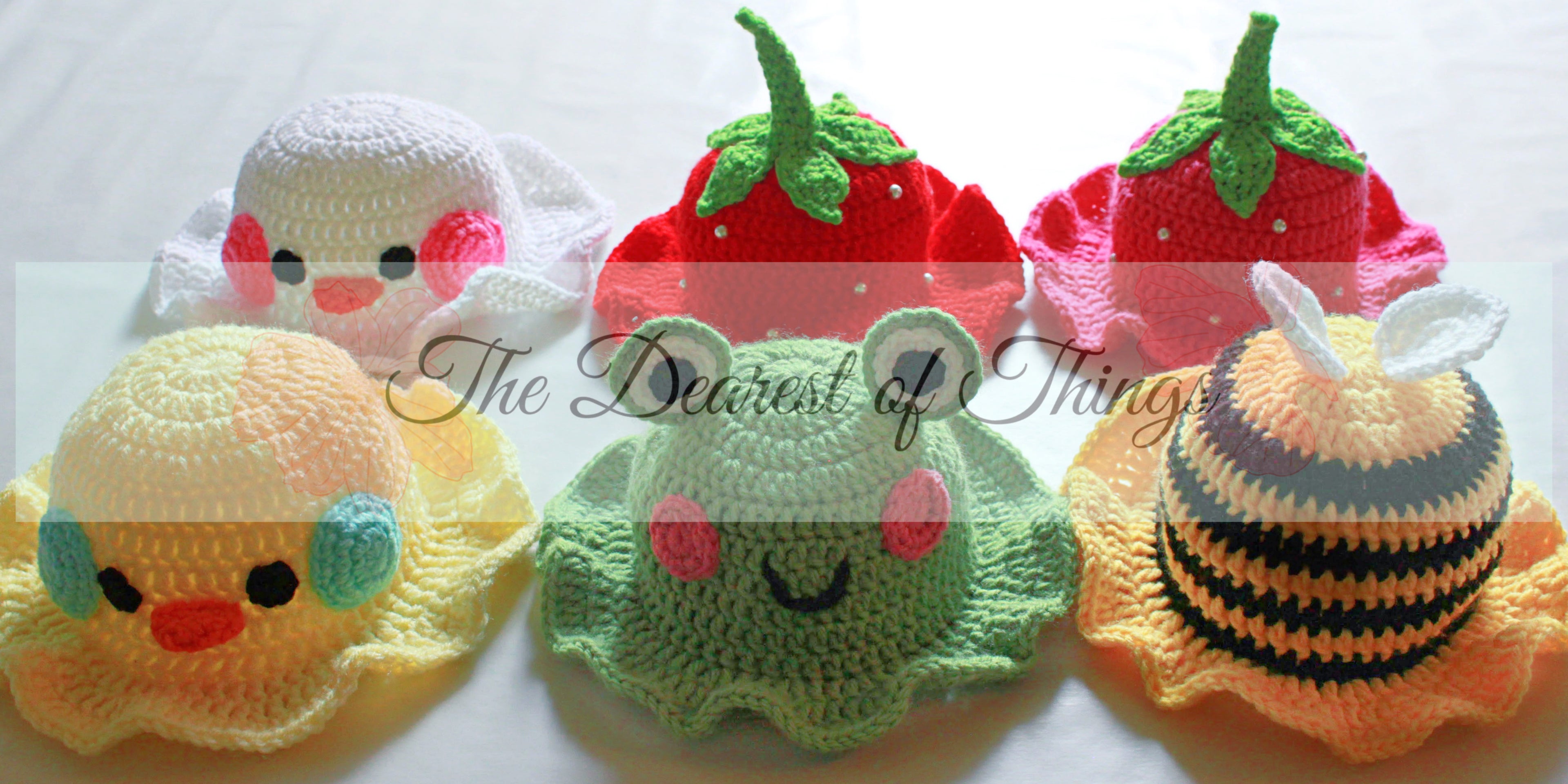 Bucket Hat Cuties PDF Crochet Pattern