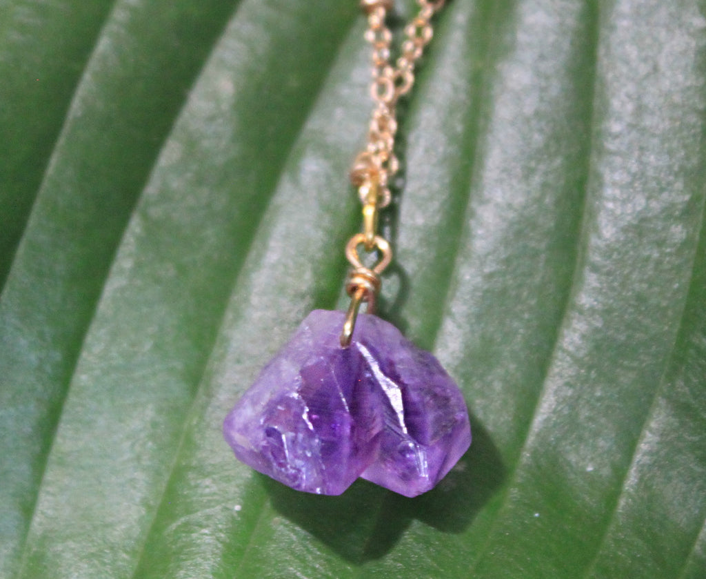 Simple Amethyst Necklace