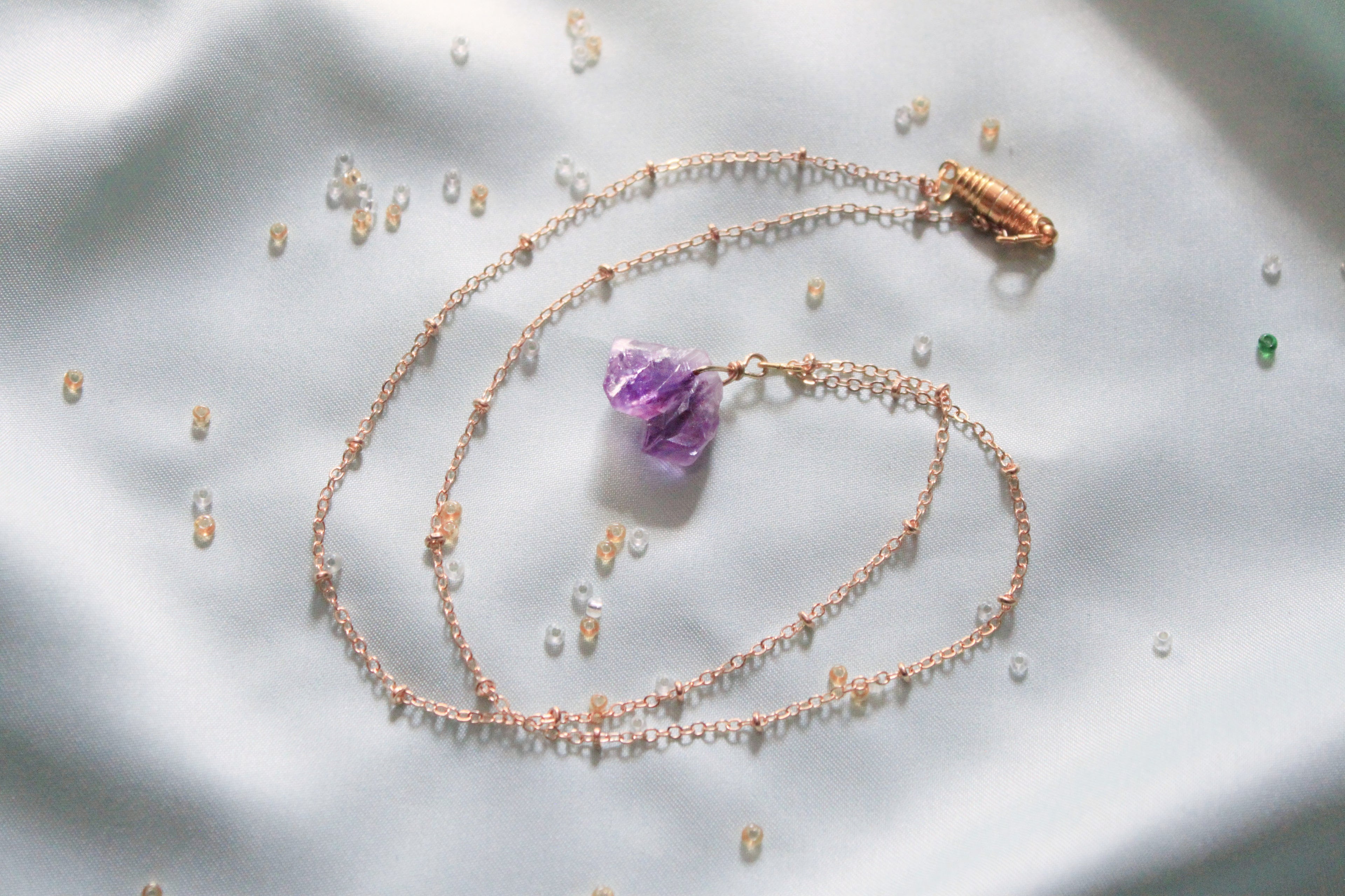 Simple Amethyst Necklace