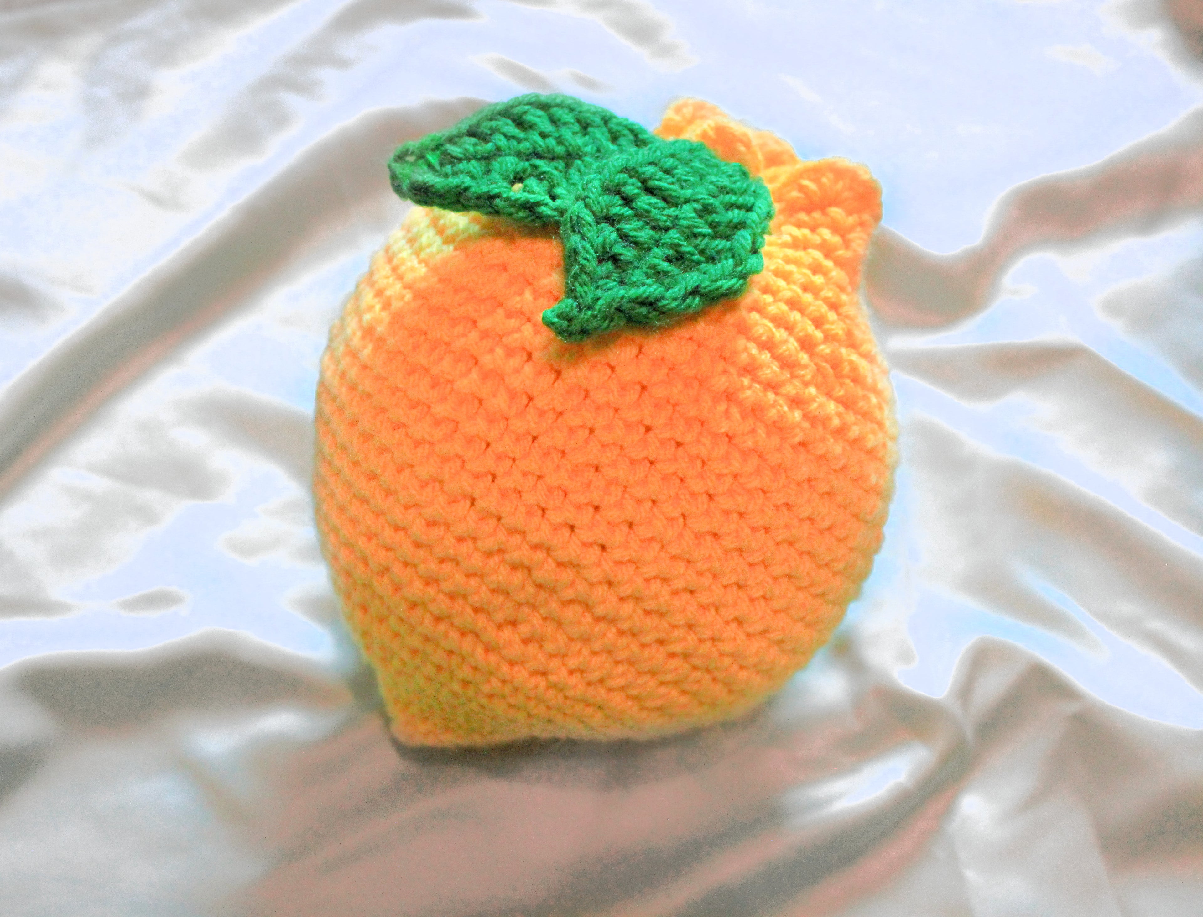 Lemon Drawstring Bag Crochet PDF Pattern