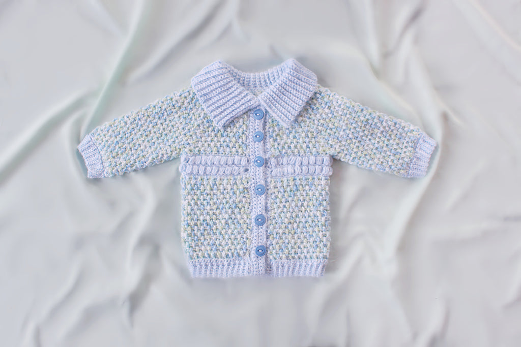 Blue Toddler Cardigan Coat