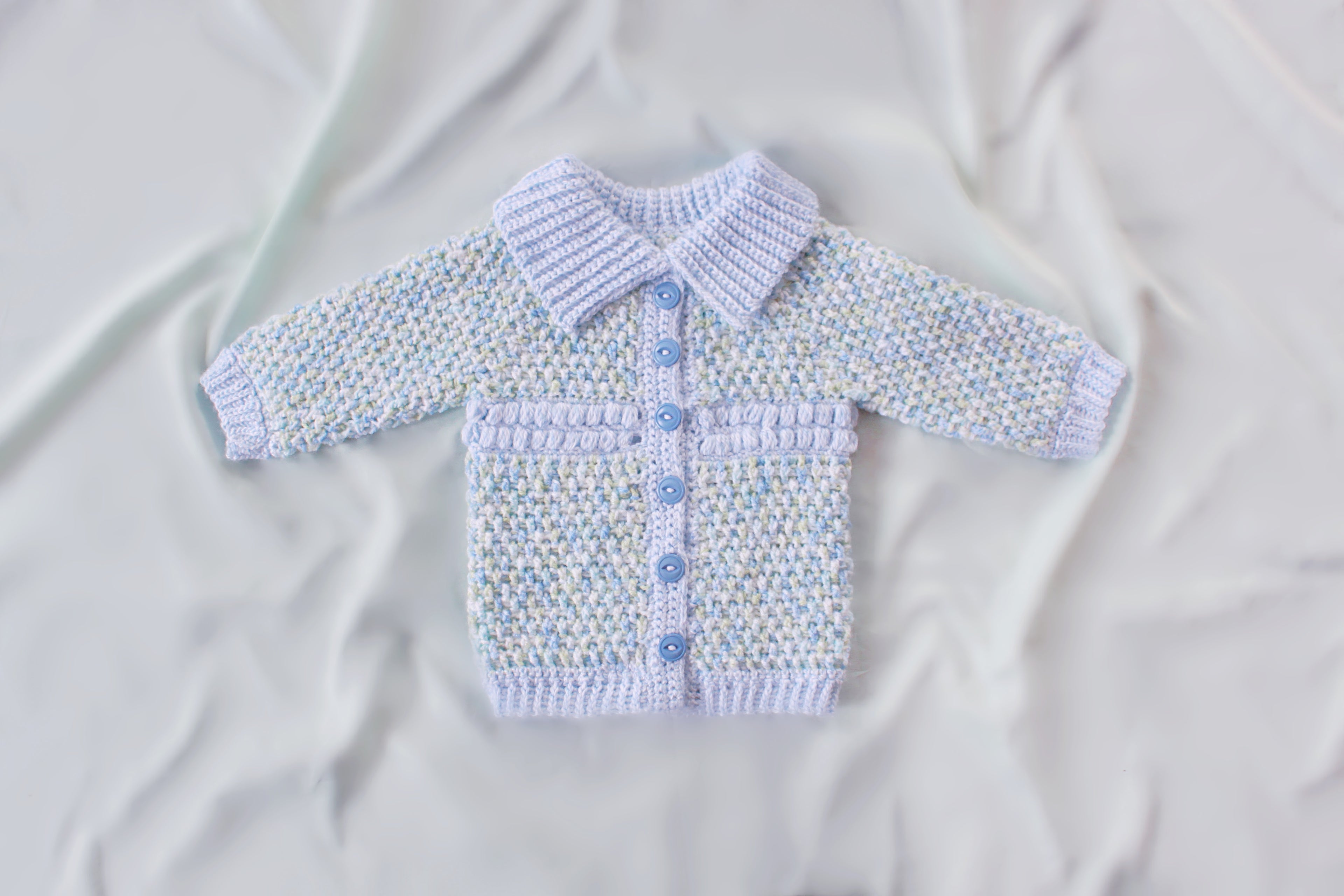 Blue Toddler Cardigan Coat