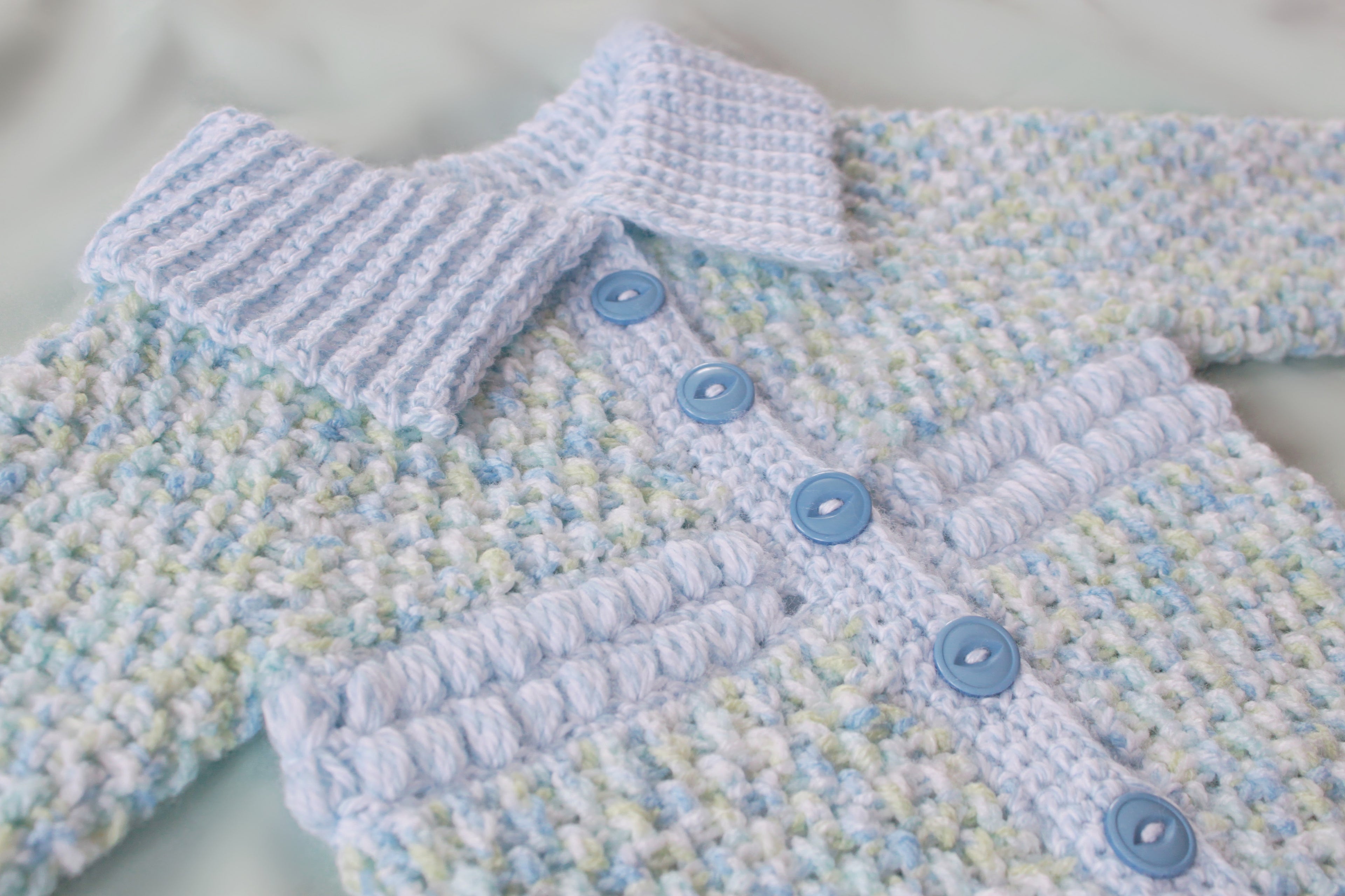 Blue Toddler Cardigan Coat