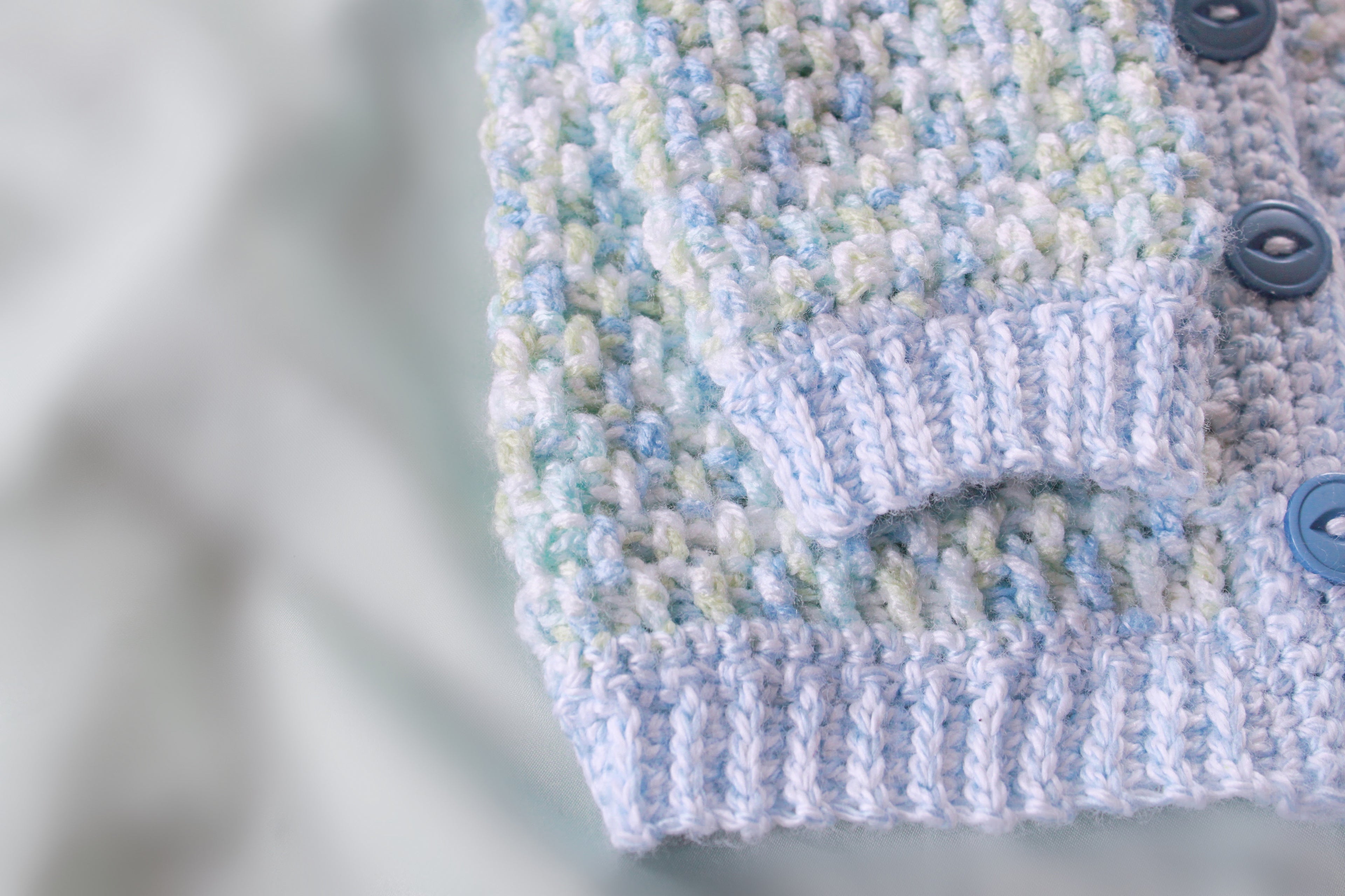 Blue Toddler Cardigan Coat