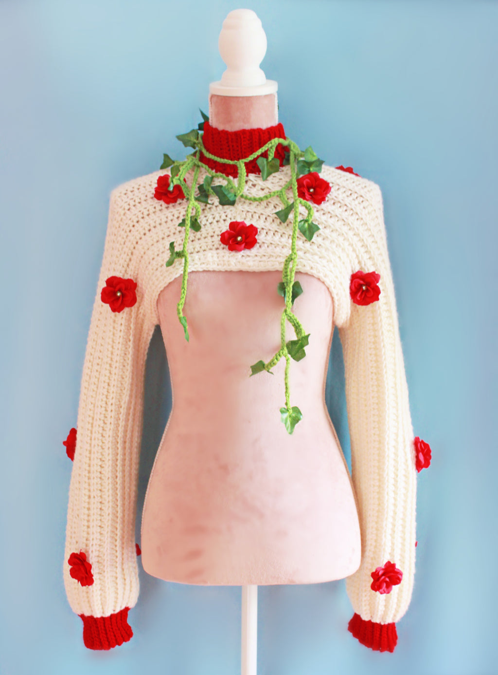 Floral Rose Shrug