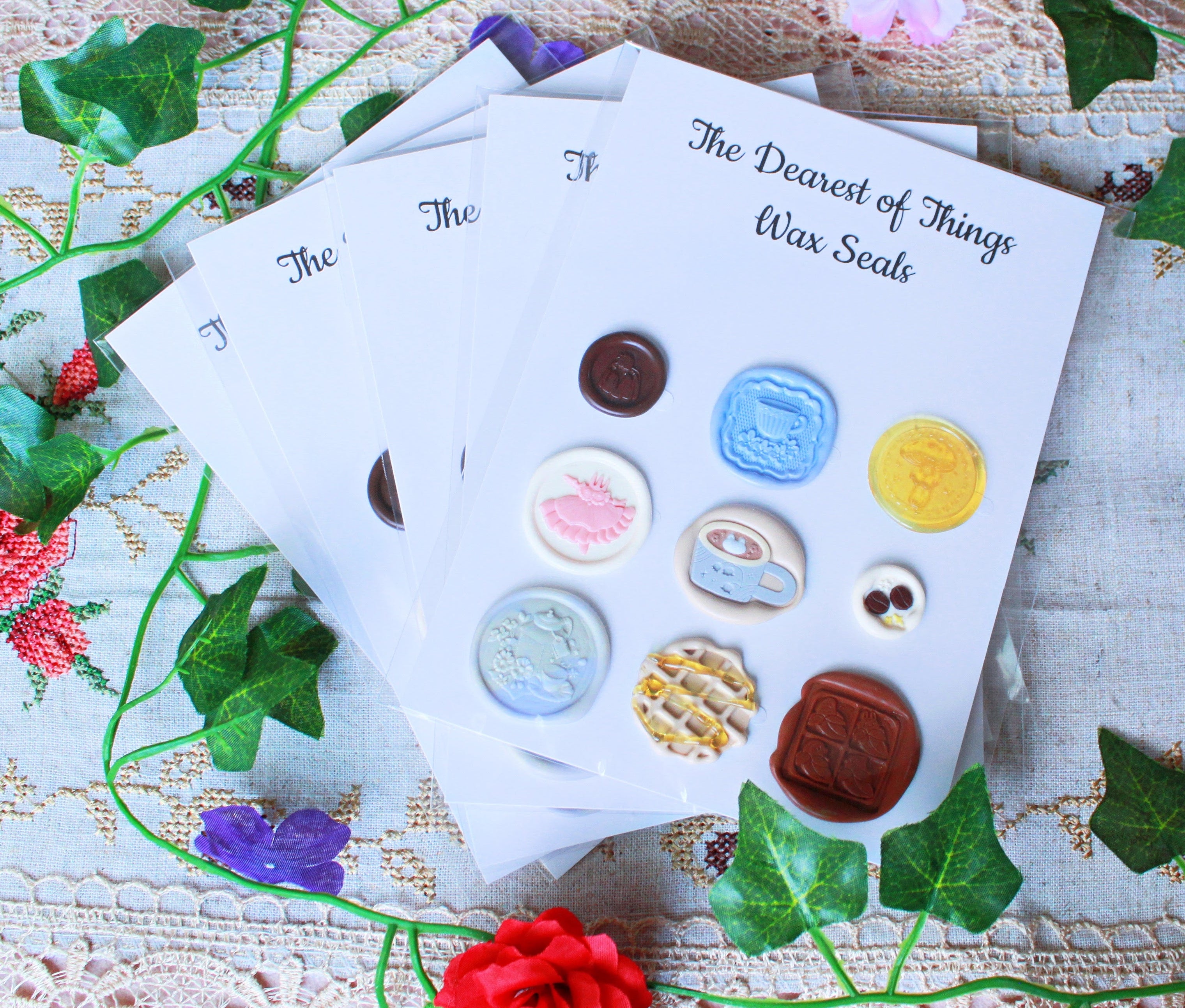 Handcrafted Wax Seal Stickers | Cafe