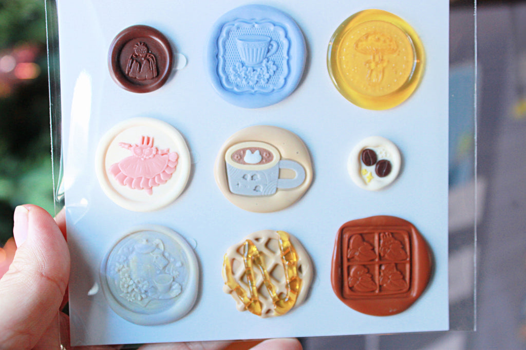 Handcrafted Wax Seal Stickers | Cafe