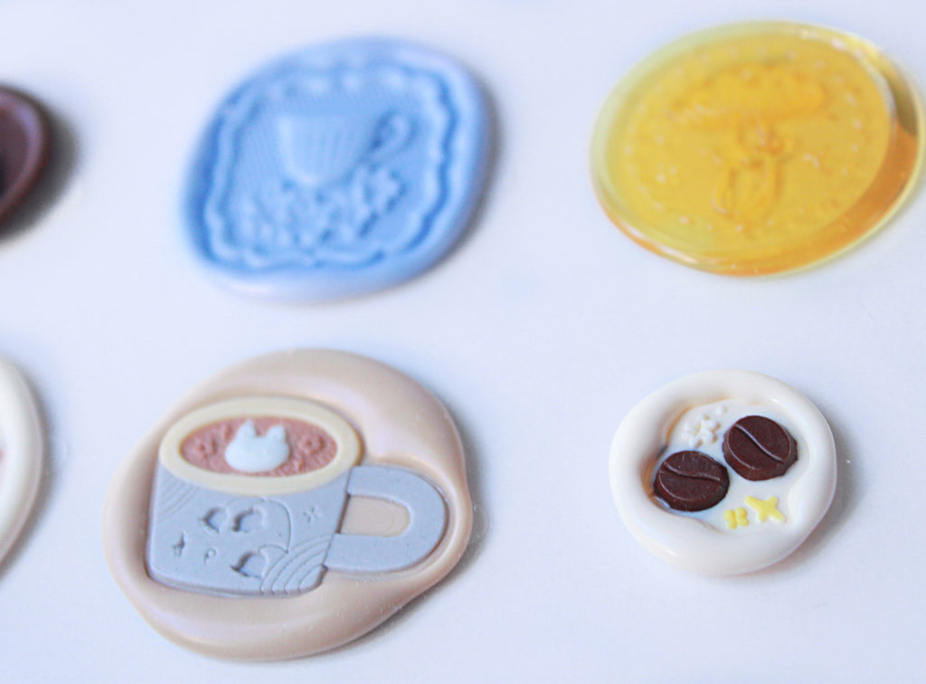 Handcrafted Wax Seal Stickers | Cafe