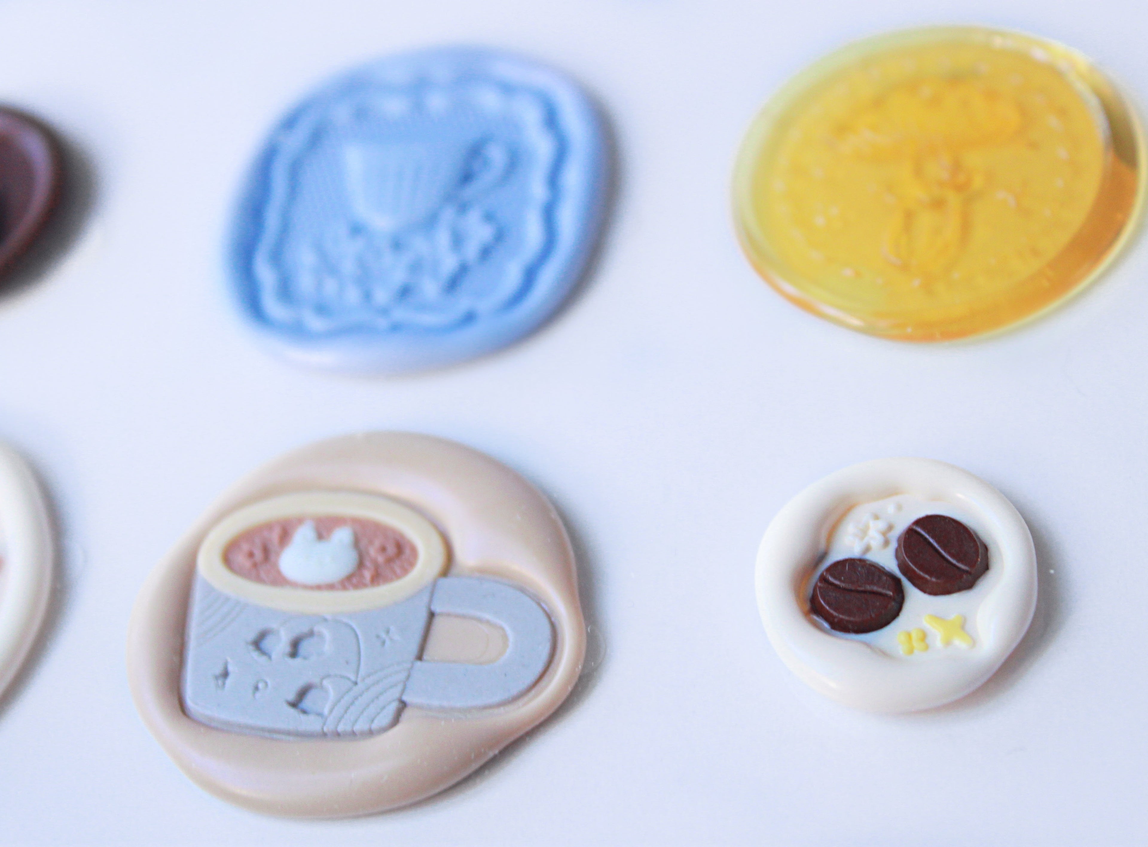 Handcrafted Wax Seal Stickers | Cafe