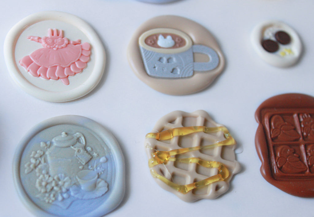 Handcrafted Wax Seal Stickers | Cafe
