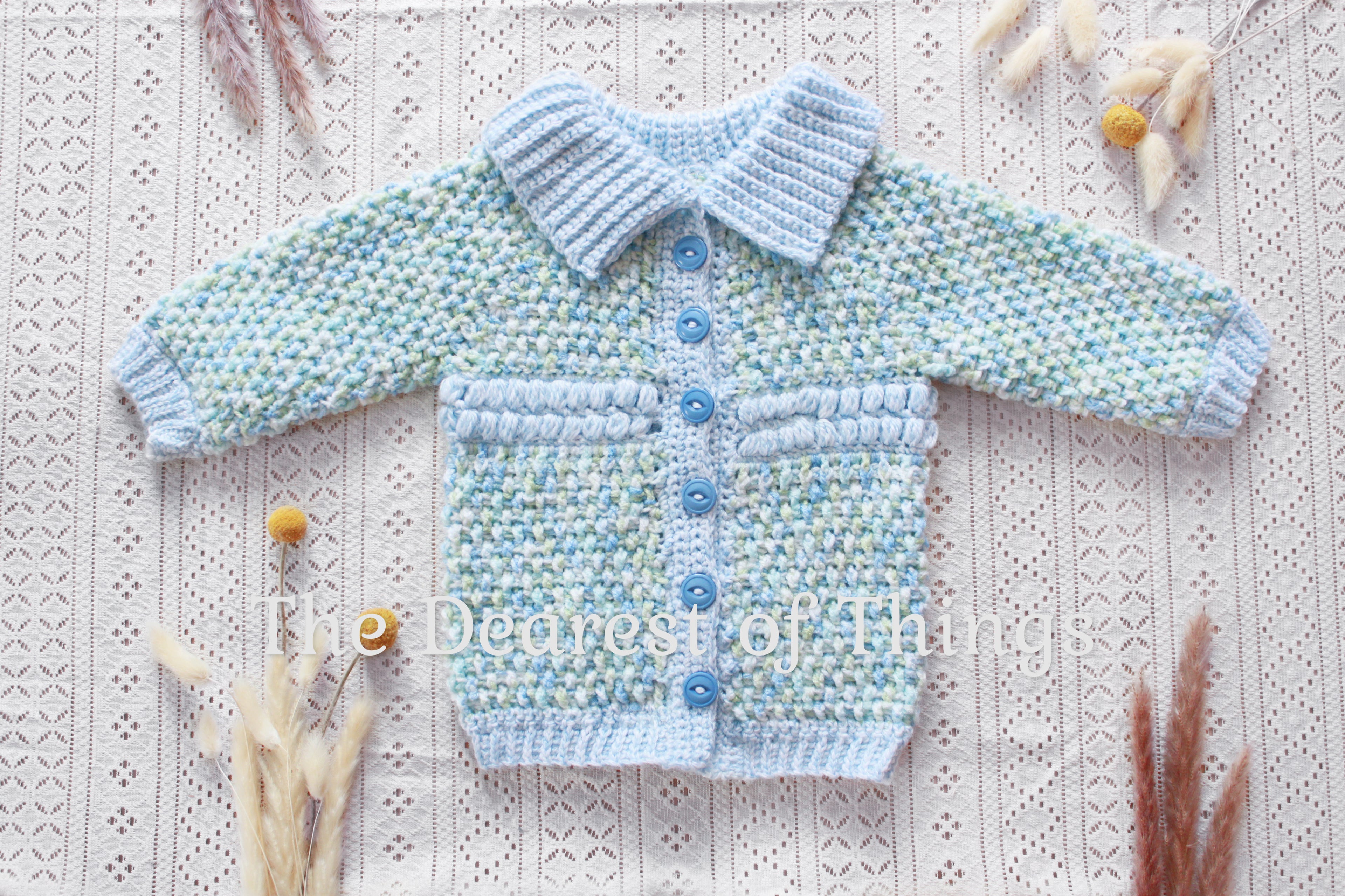 Blue Toddler Cardigan Coat