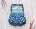 Cutie Romps | Blue Summer 0-4 Months