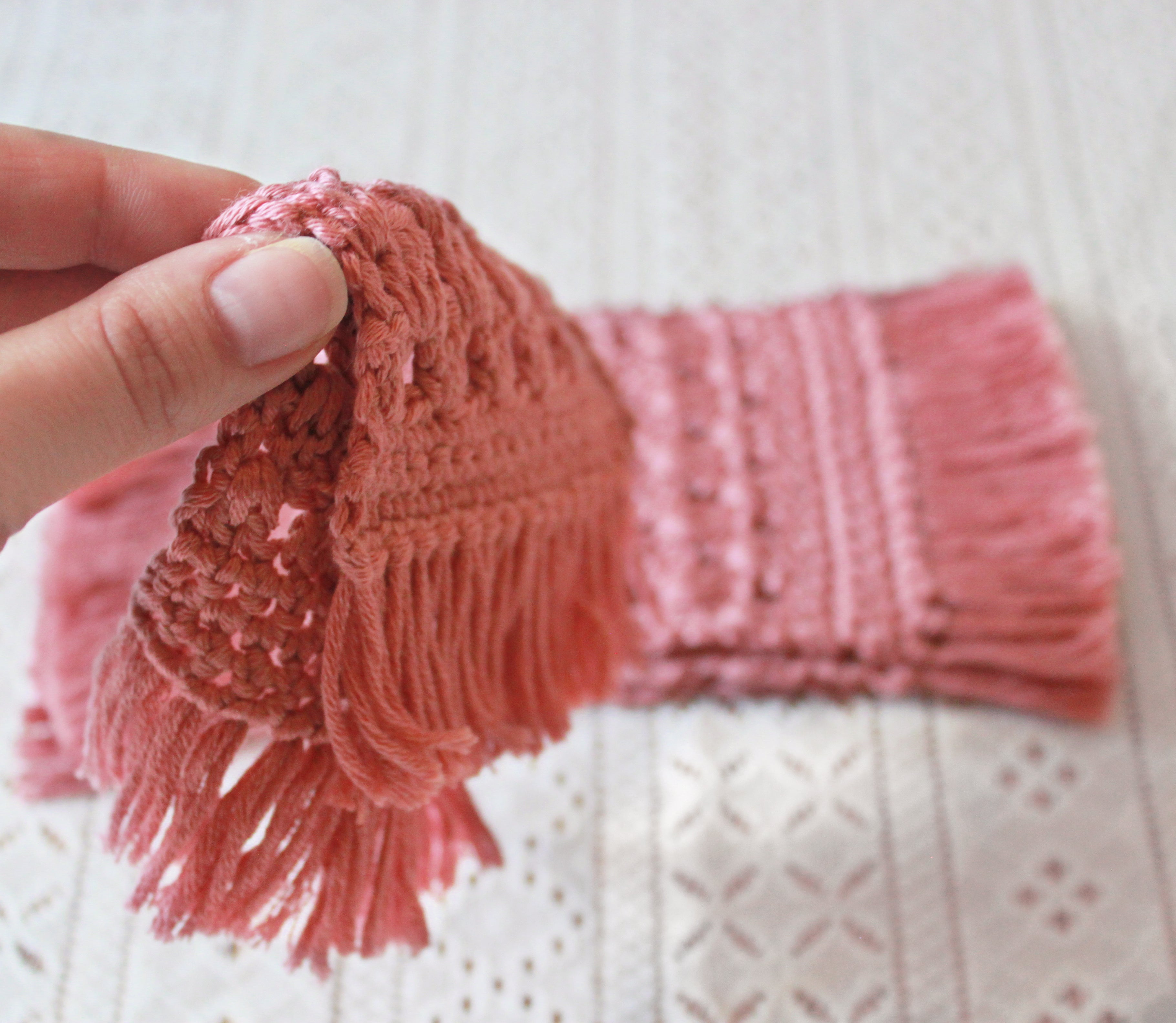 Fringed Mug Rugs