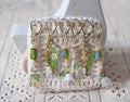 Green Garden Stitch Markers