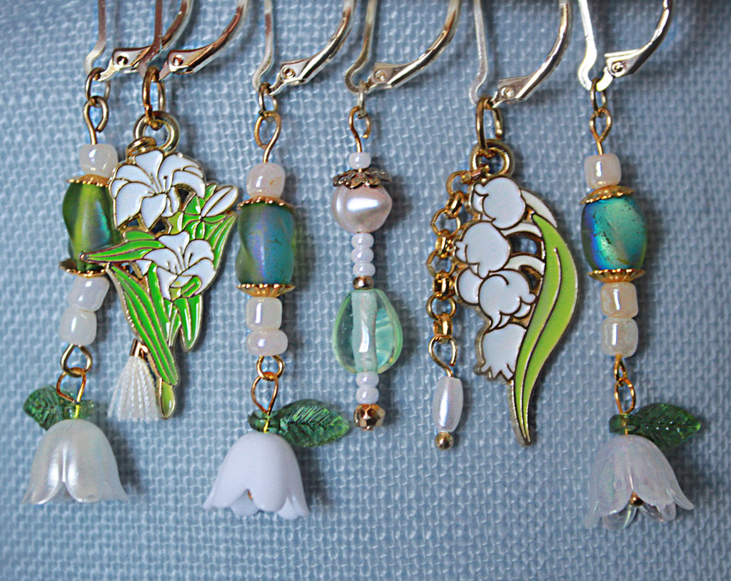 Green Garden Stitch Markers