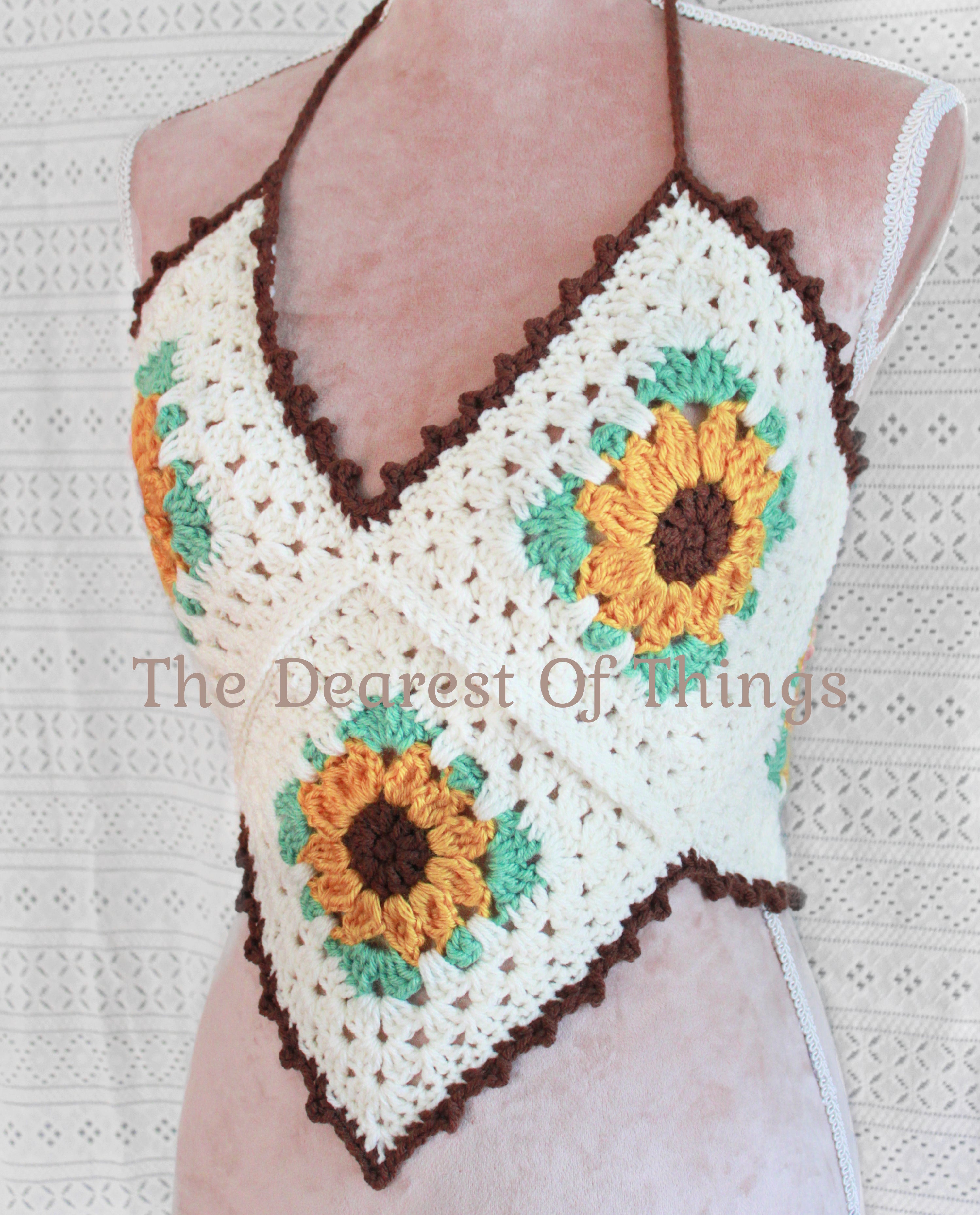 Sunflower Halter Top