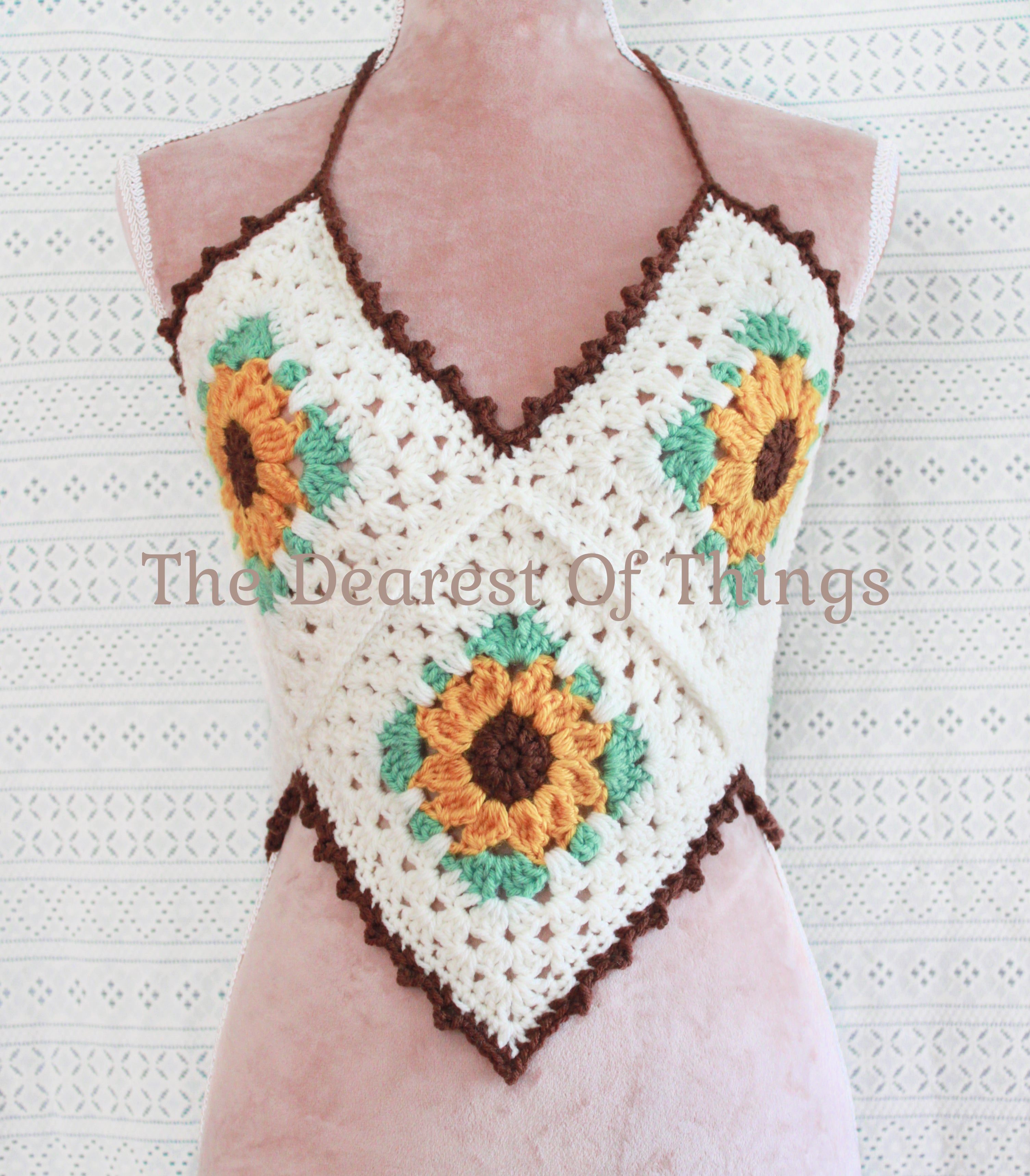 Sunflower Halter Top