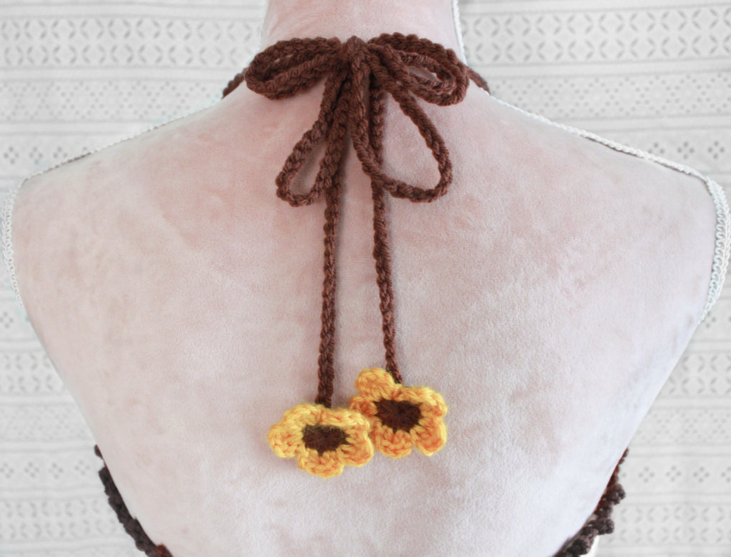Sunflower Halter Top