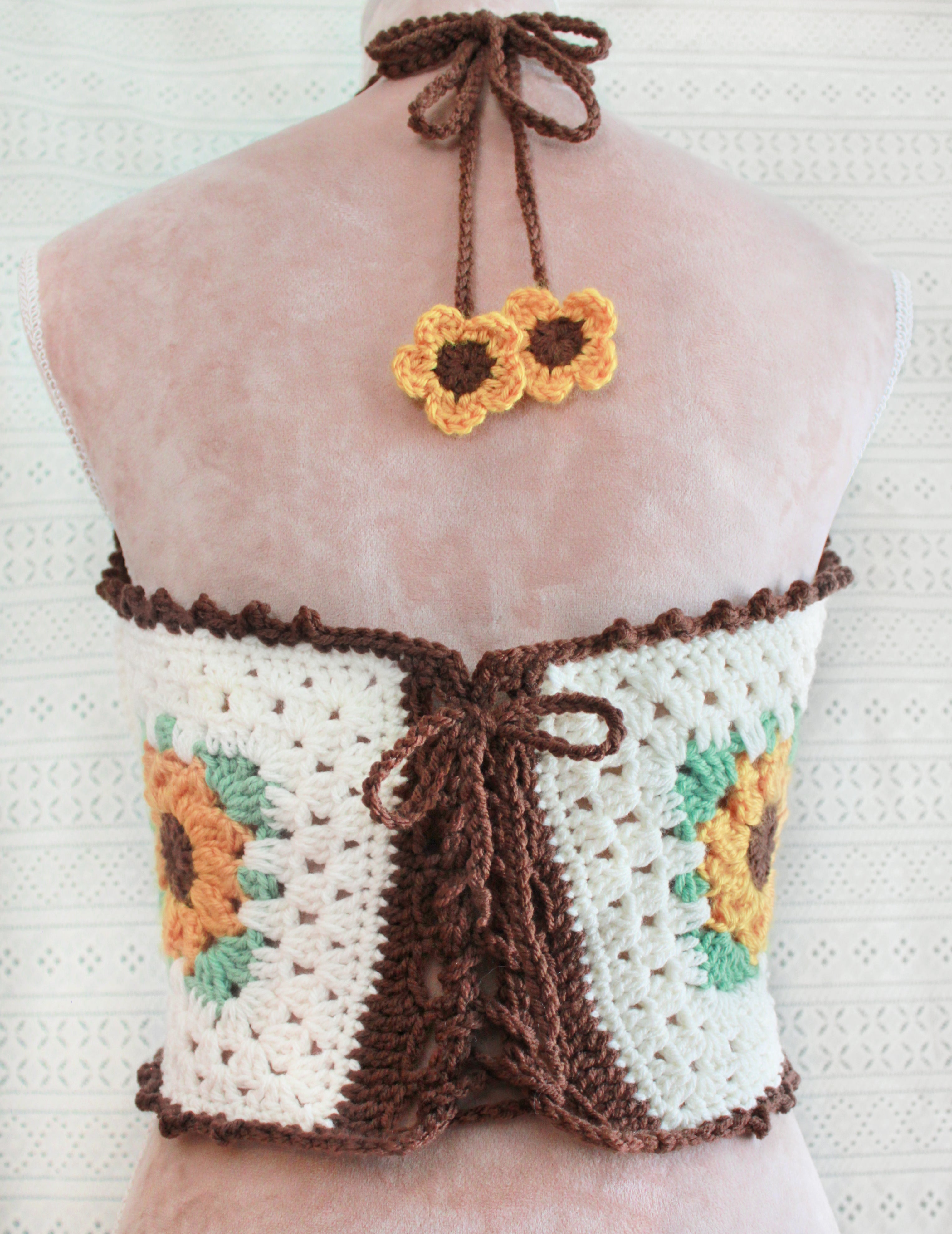 Sunflower Halter Top