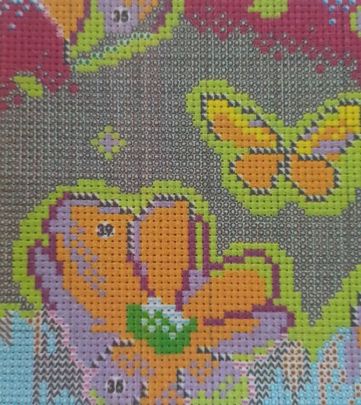 14ct Lovely Cat | Joy Sunday Stamped Cross-Stitch Embroidery Kit (Backstitch)
