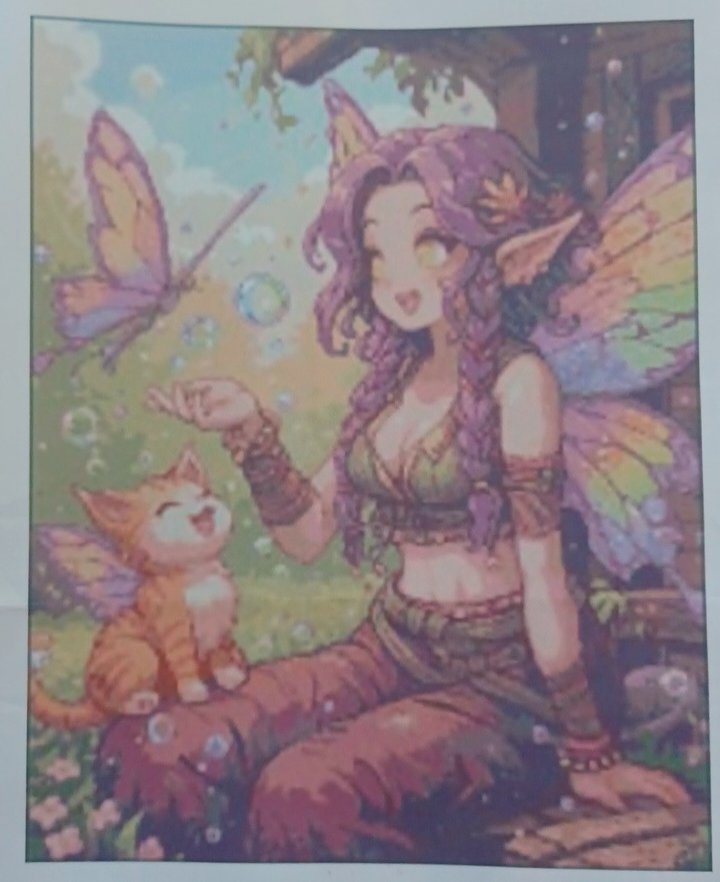 11ct Forest Fairy Girl | Stamped Cross-Stitch Embroidery Kit