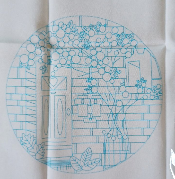 DIY Embroidery Kit | Blue Door