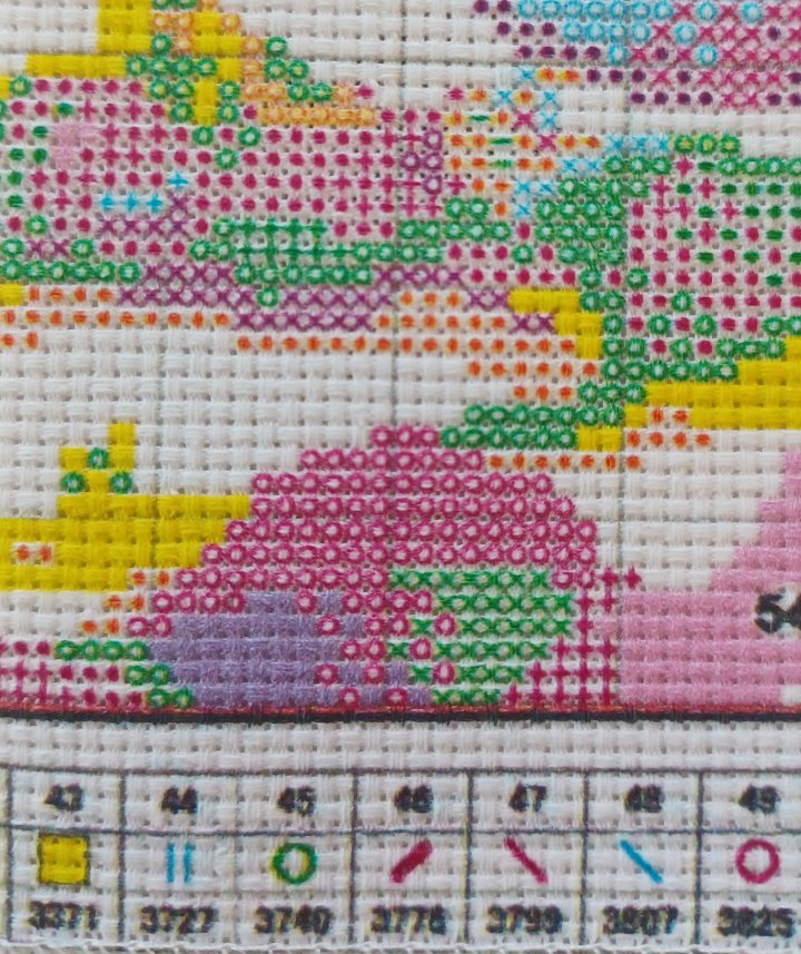 14ct Bird Branch | Joy Sunday Stamped Cross-Stitch Embroidery Kit (Backstitch)