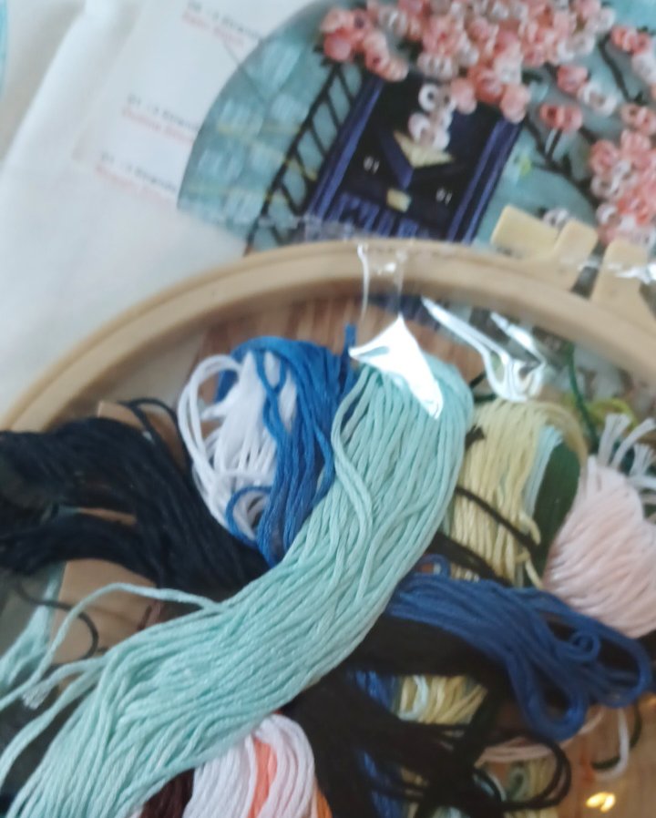 DIY Embroidery Kit | Blue Door