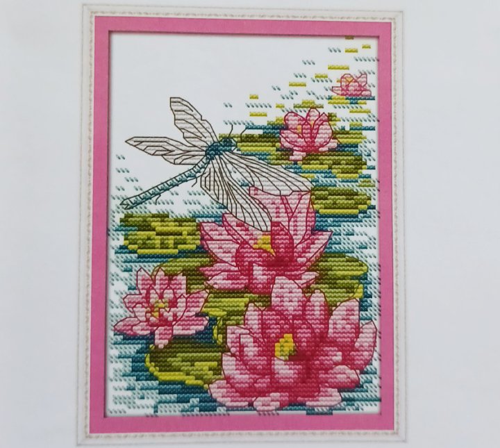 18ct Counted Joy Sunday Cross Stitch Kit | Dragonfly