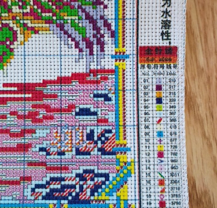 14ct Red Crown Cranes | Joy Sunday Stamped Cross-Stitch Embroidery Kit (Backstitch+)