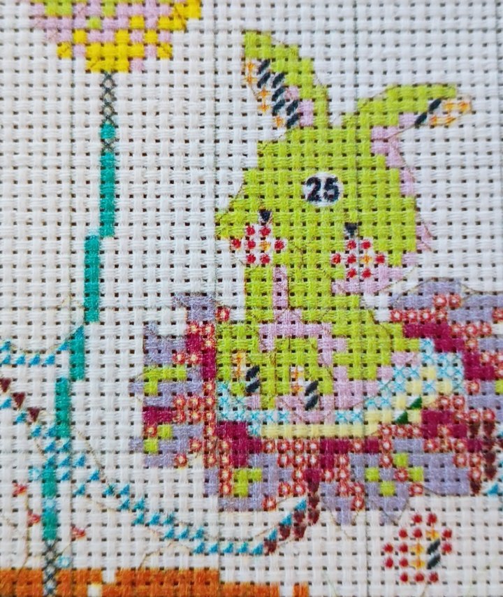 14ct Forest Playground | Joy Sunday Stamped Cross-Stitch Embroidery Kit (Backstitch)