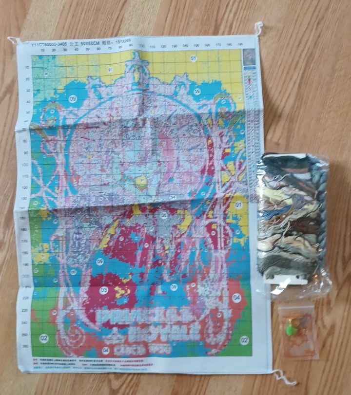 11ct Stamped Cross Stitch | Cinderella