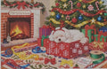 Painting Fairy | Stamped Cross-Stitch Kit | Christmas Dog