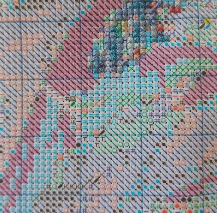 Painting Fairy | Stamped Cross-Stitch Kit | Cola Cat