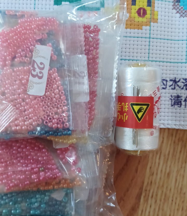 9ct Beaded Embroidery | Fish