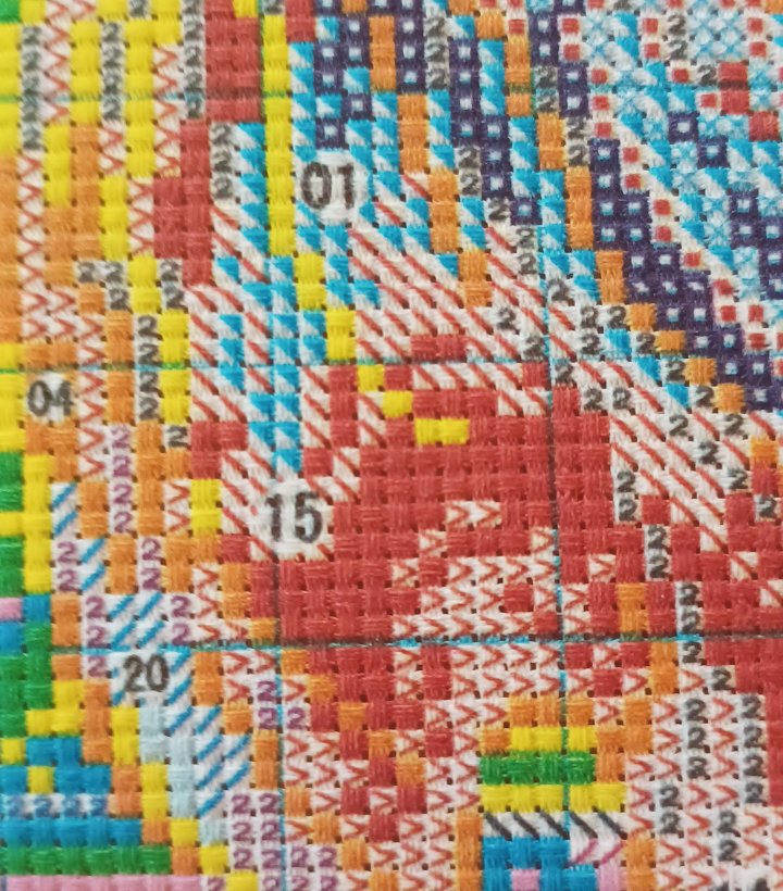 11ct Japanese Carp | Stamped Cross-Stitch Embroidery Kit