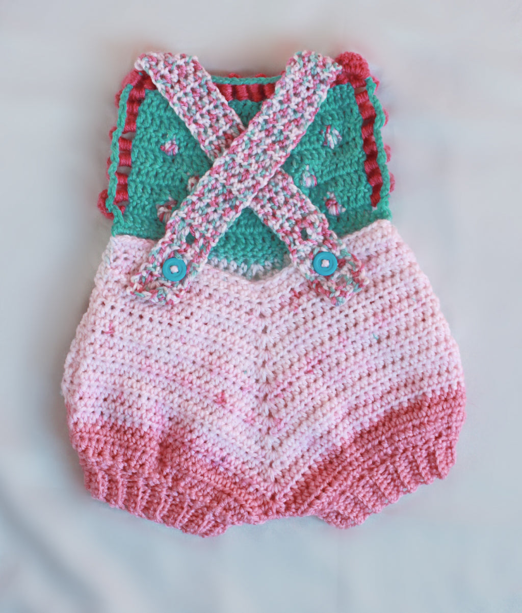 Cutie Romps | Blue Summer 0-4 Months
